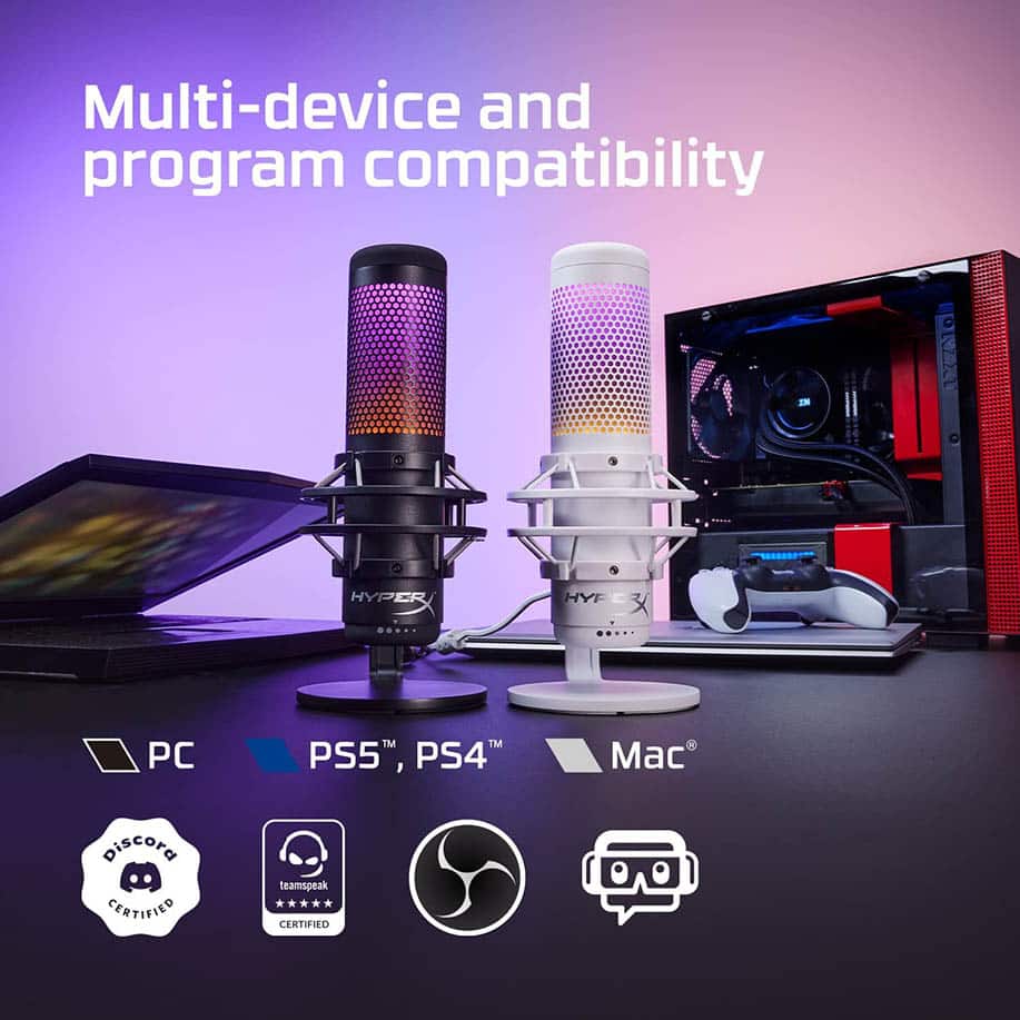 HyperX Quadcast S Streaming Microphone