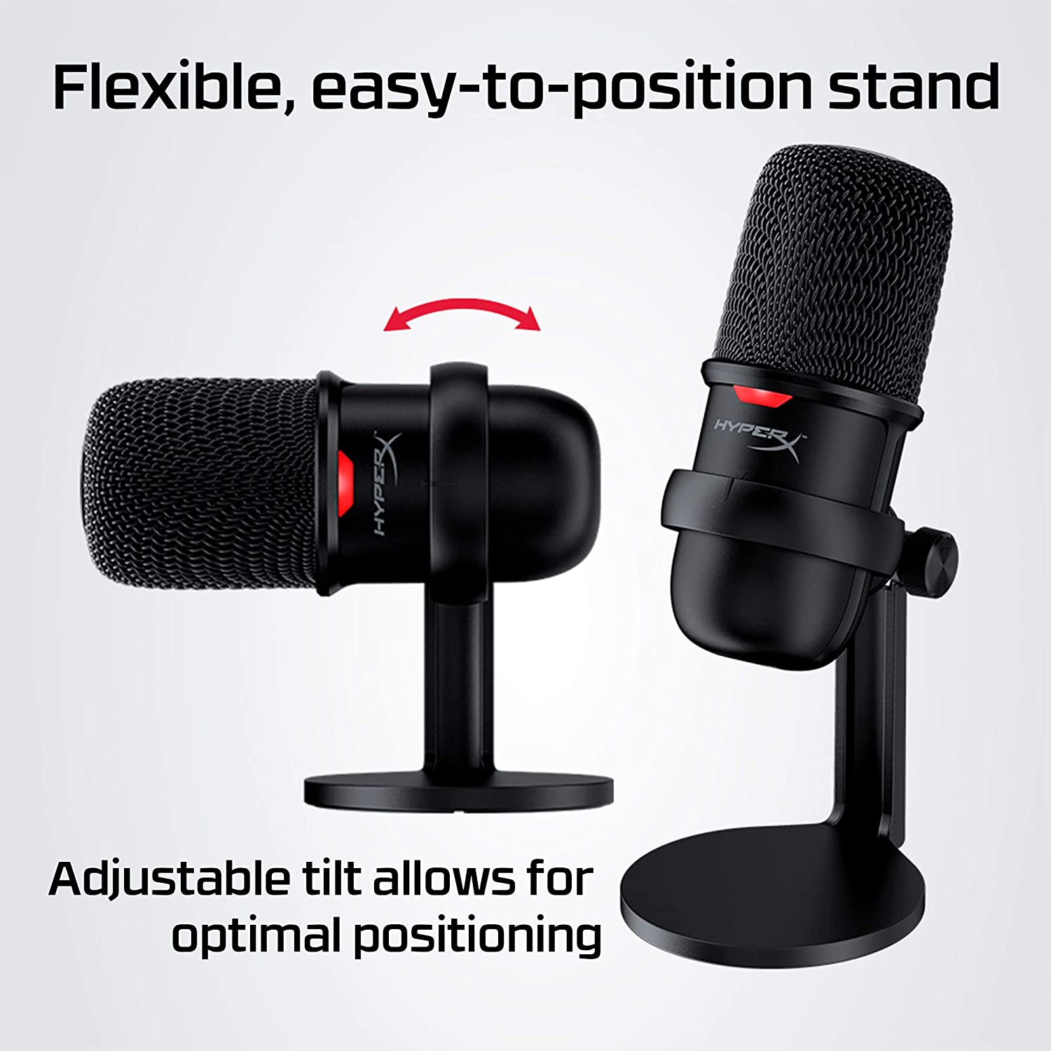 HyperX SoloCast – USB Condenser Gaming Microphone, for PC