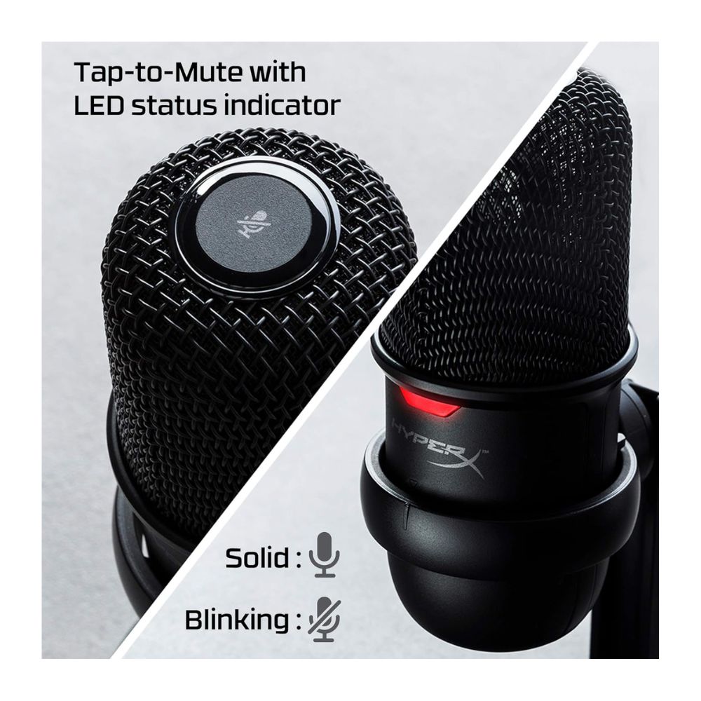 HyperX – Streamer Starter Pack SoloCast Wired USB Condensor Microphone and Cloud Core Gaming Headset)