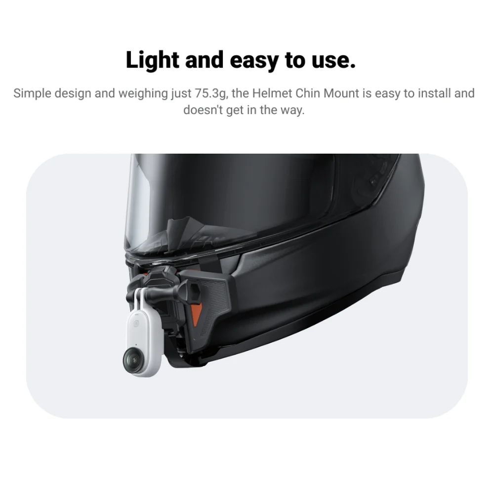 Insta360 Helmet Chin Mount
