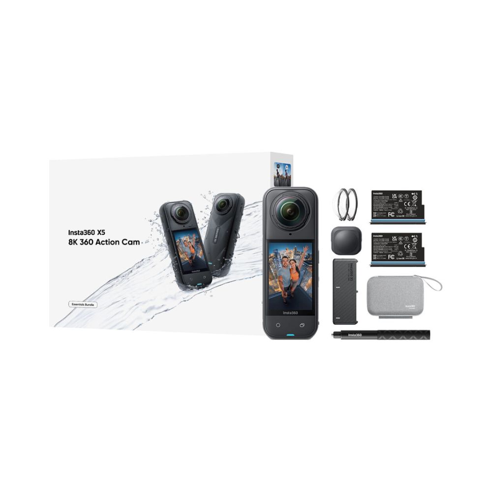 Insta360 X5 360 Action Camera Essentials Bundle