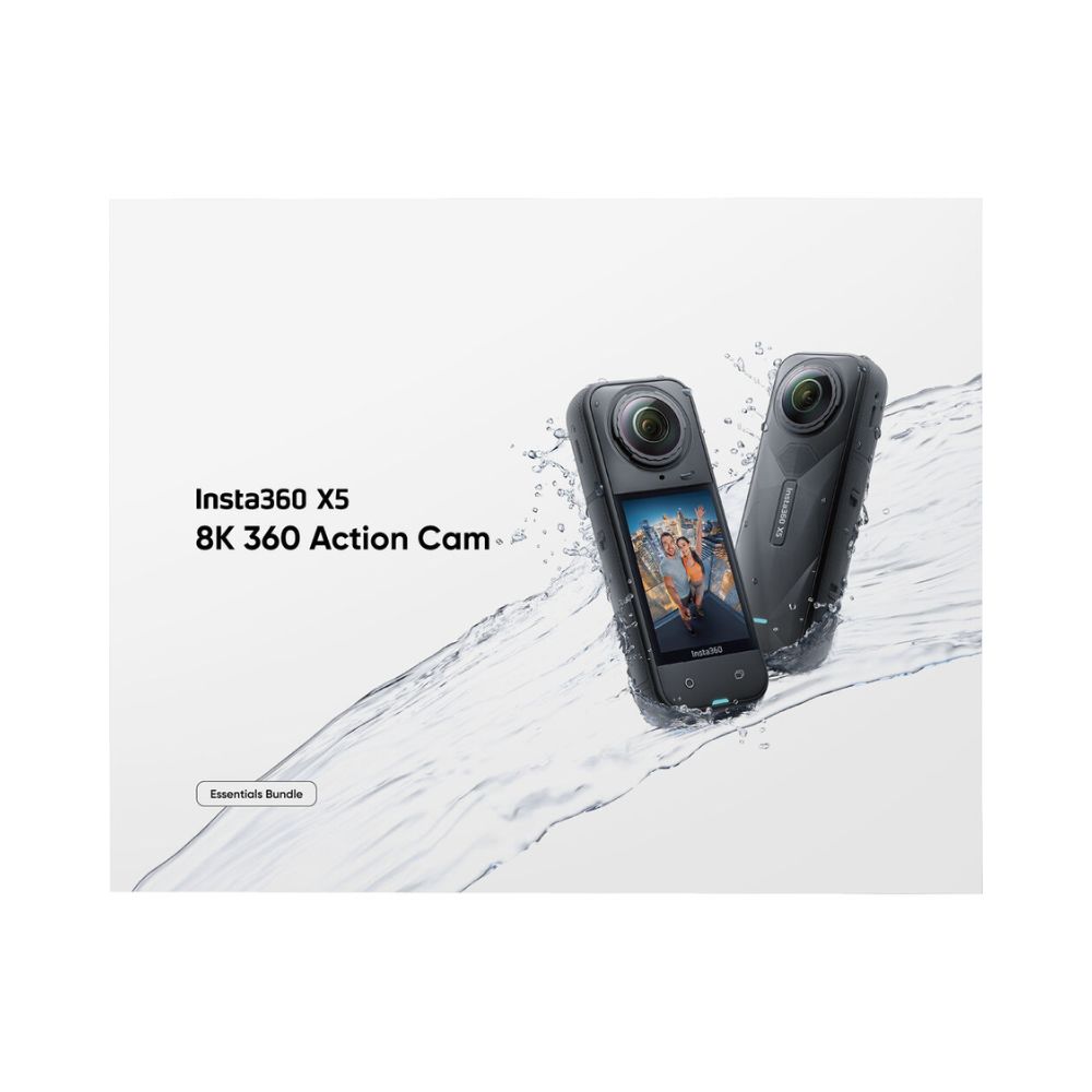 Insta360 X5 360 Action Camera Essentials Bundle