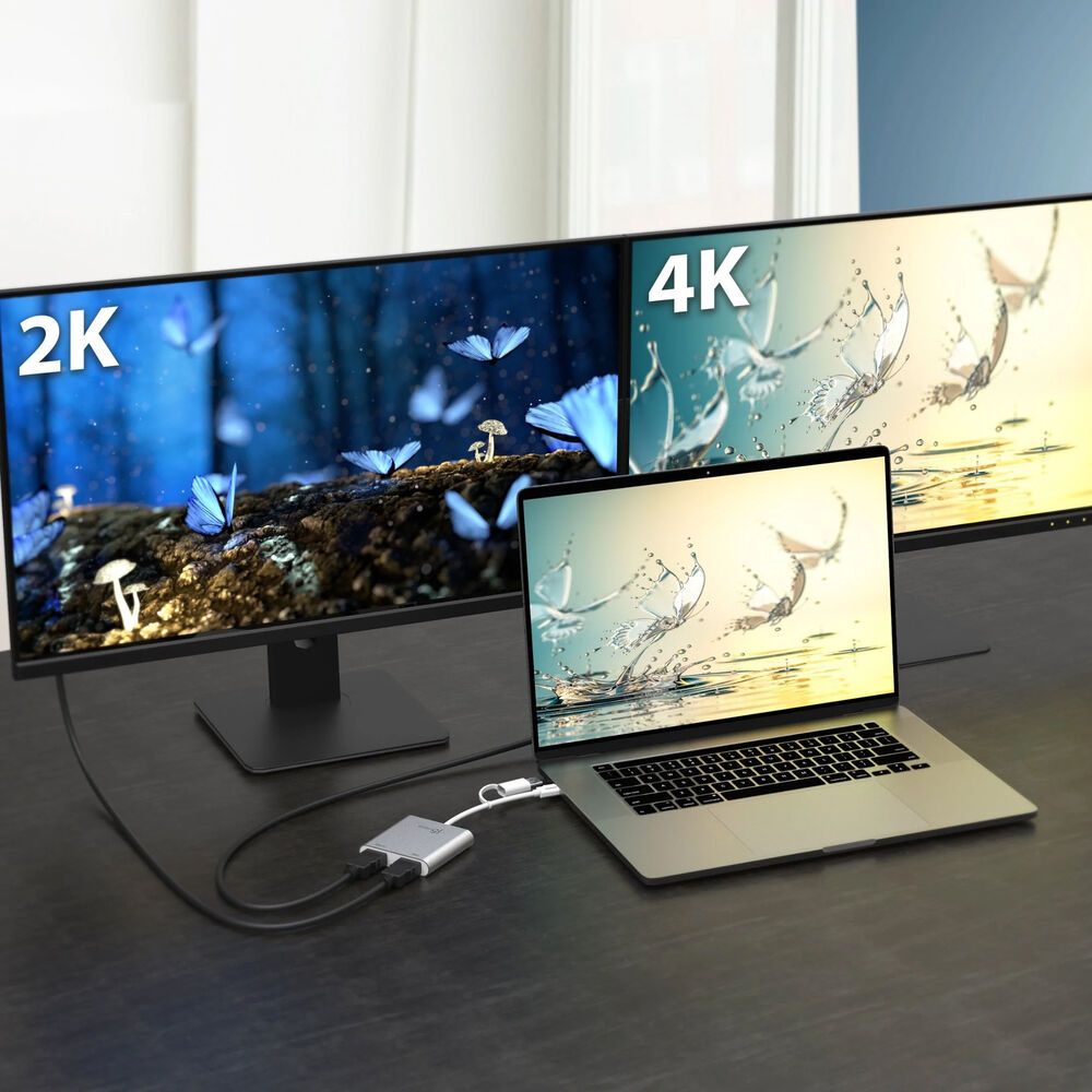 j5create JCA365 USB-C to Dual HDMI Multi-Monitor Adapter