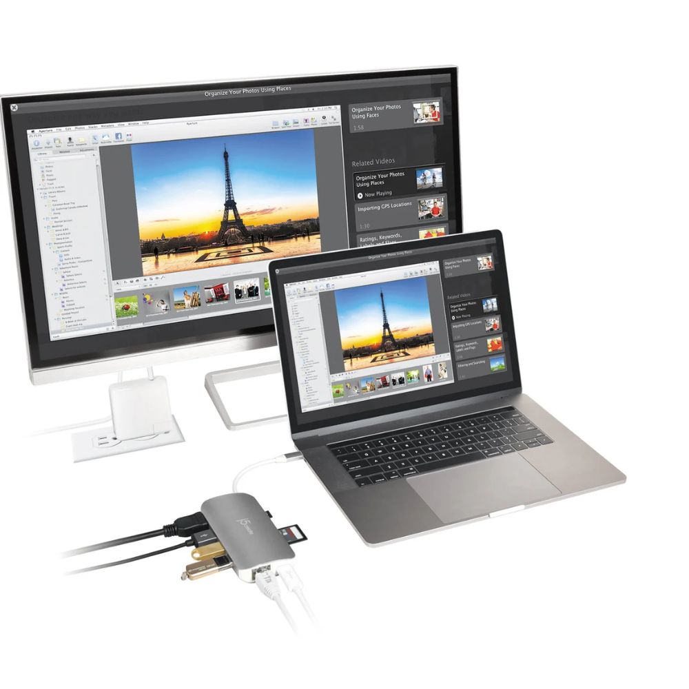 j5create JCD383 | USB-C 9-in-1 Multi-Adapter
