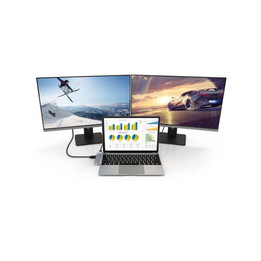 j5create JCD387 Ultradrive Kit USB-C Dual-Display Modular Dock for Macbook, Macbook Air &amp; Macbook Pro