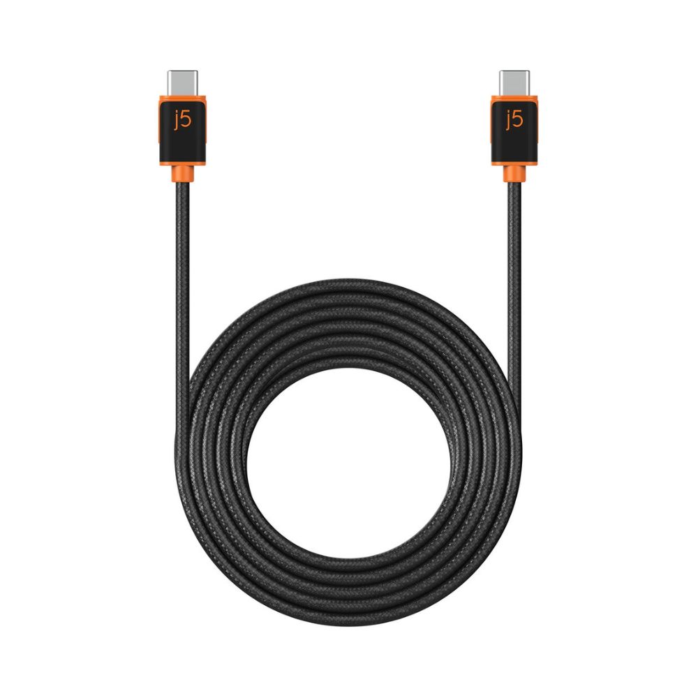 j5create JUCX24 USB-C 60W Sync &amp; Charge Cable (9.8′)