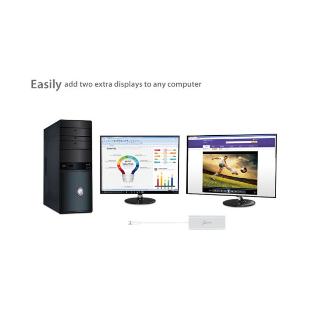 j5create JUD380 USB 3.1 Gen 1 Mini Dock