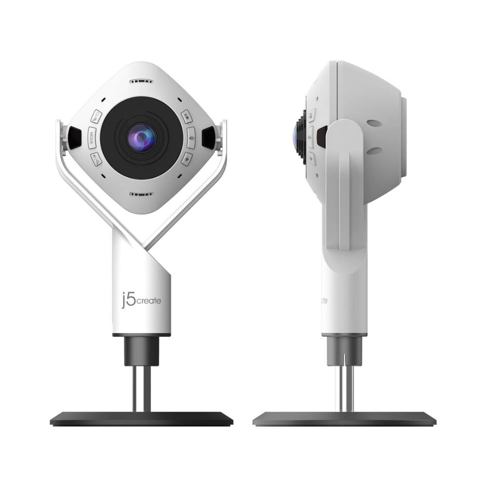 j5create JVU368 360° AI-Powered Webcam with Speakerphone