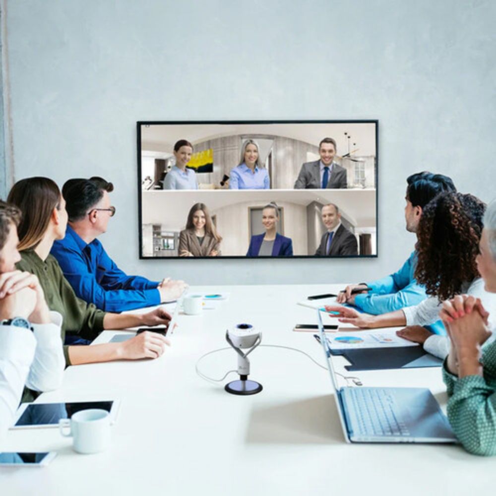 j5create JVU368 360° AI-Powered Webcam with Speakerphone