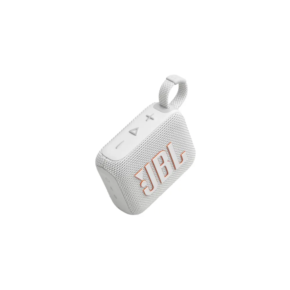 JBL Go 4 Ultra-Portable Bluetooth Speaker – White