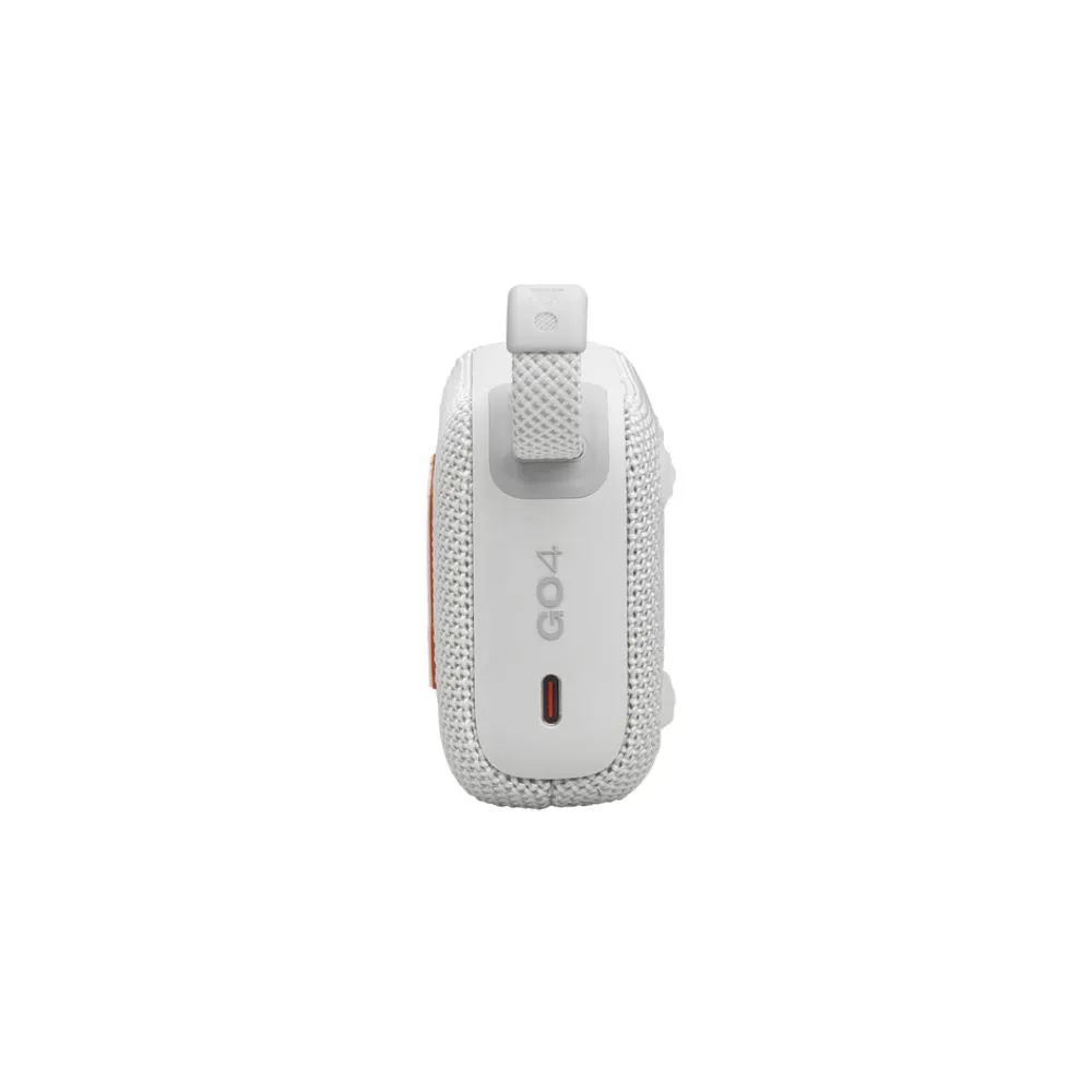 JBL Go 4 Ultra-Portable Bluetooth Speaker – White