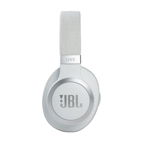 JBL Live 660NC Noise-Canceling Wireless Over-Ear Headphones (White)