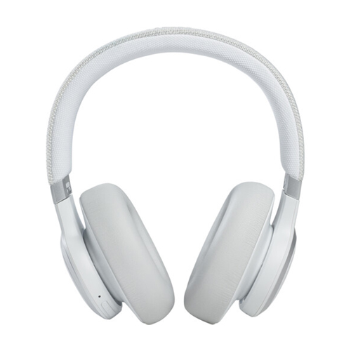 JBL Live 660NC Noise-Canceling Wireless Over-Ear Headphones (White)