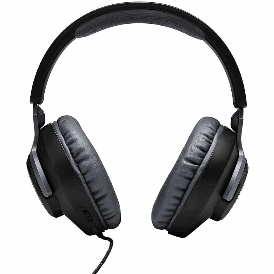 JBL Quantum 100 – Wired Over-Ear Gaming Headphones – Black