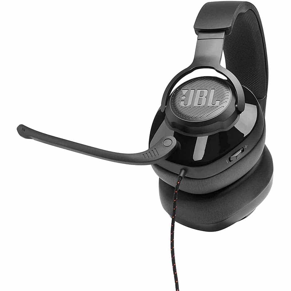 JBL Quantum 200 – Wired Over-Ear Gaming Headphones – Black, Large