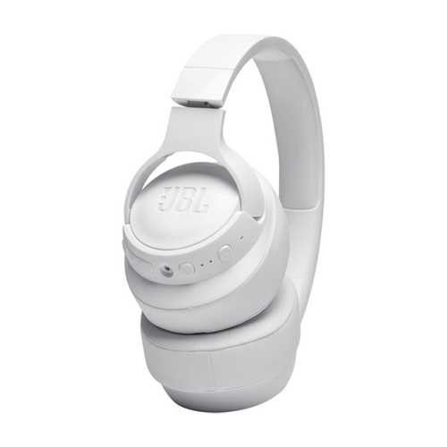 JBL Tune 760NC Noise-Canceling Wireless Over-Ear Headphones (White)