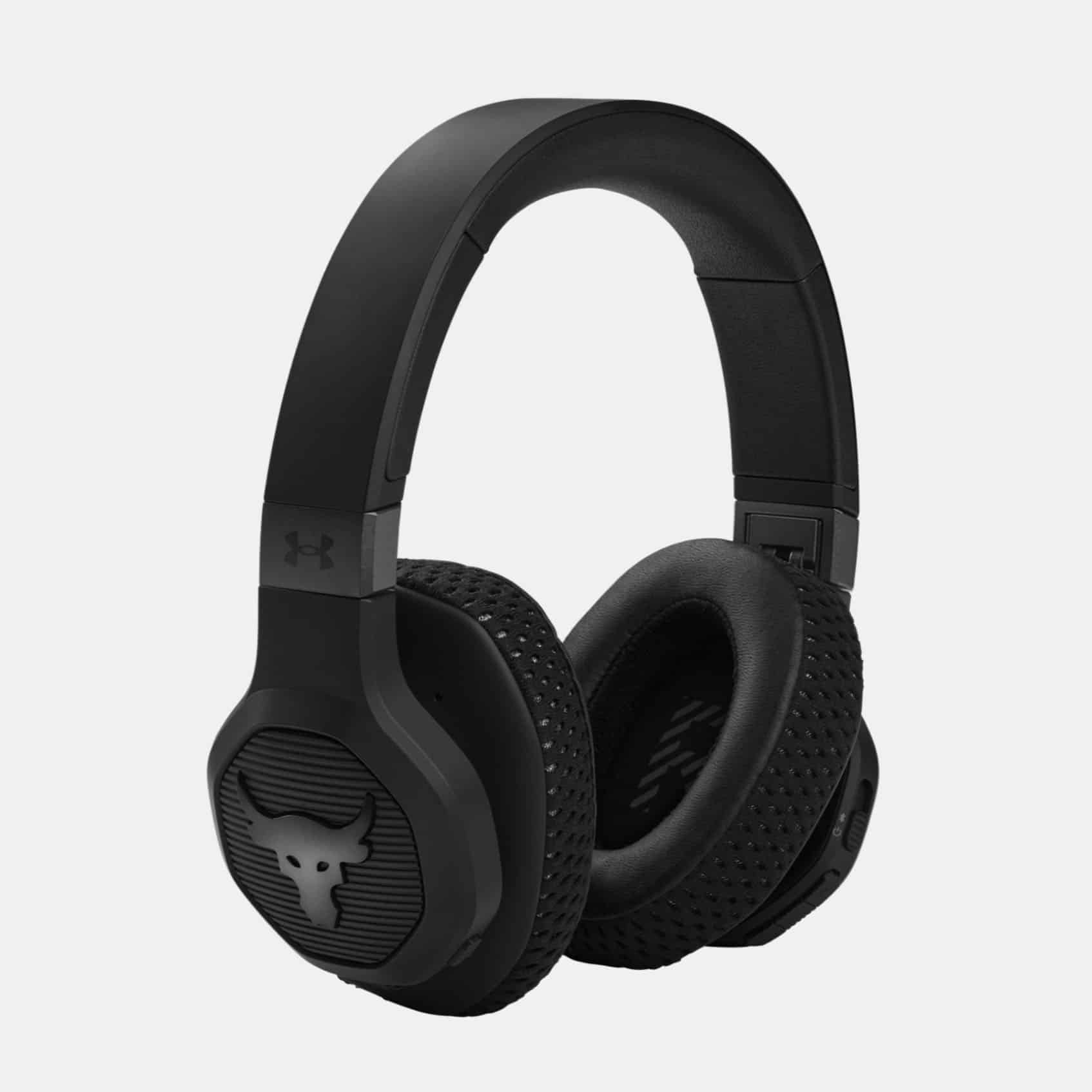 JBL Under Armour Project Rock Wireless Over-the-Ear Headphones – Black