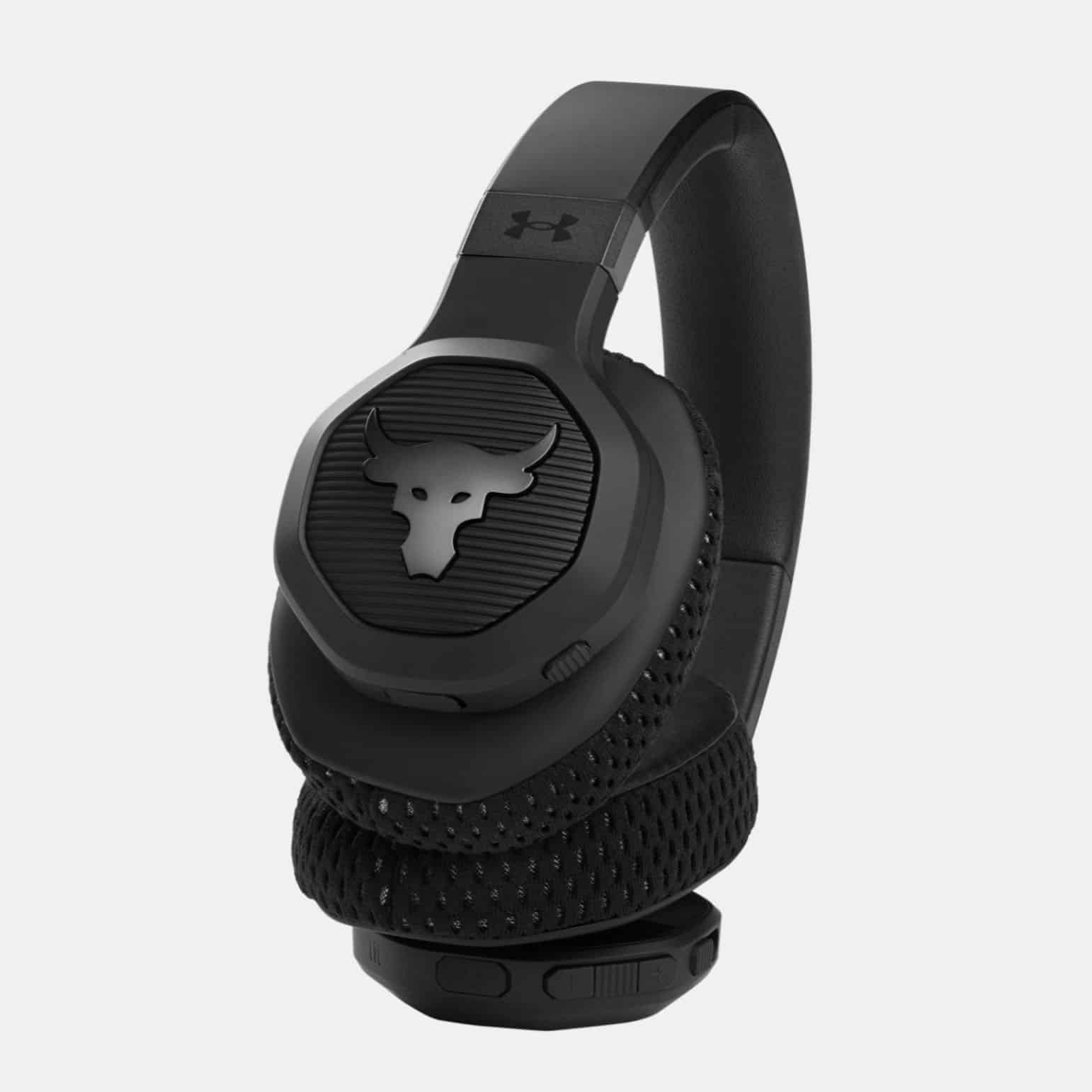 JBL Under Armour Project Rock Wireless Over-the-Ear Headphones – Black