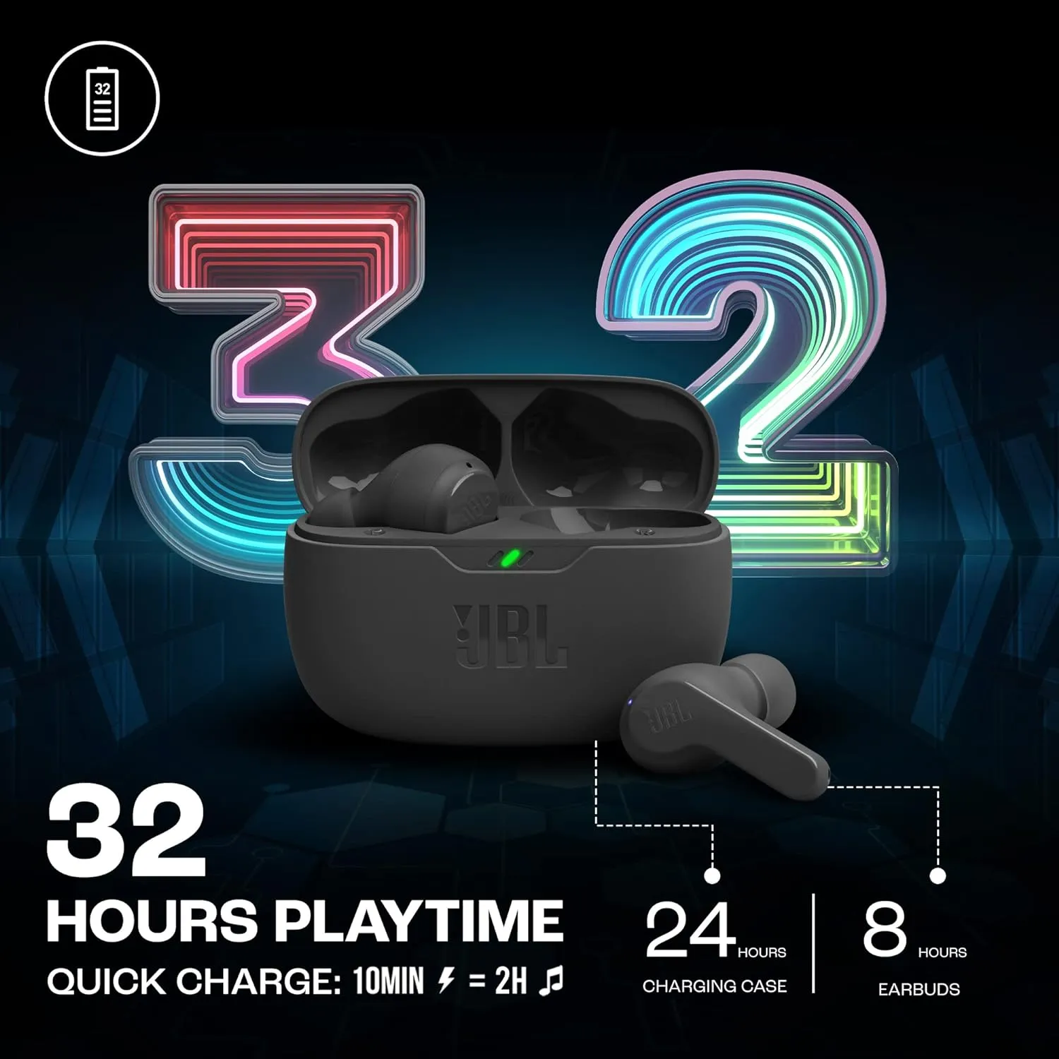 JBL Wave Beam in-Ear Wireless Earbuds (TWS)