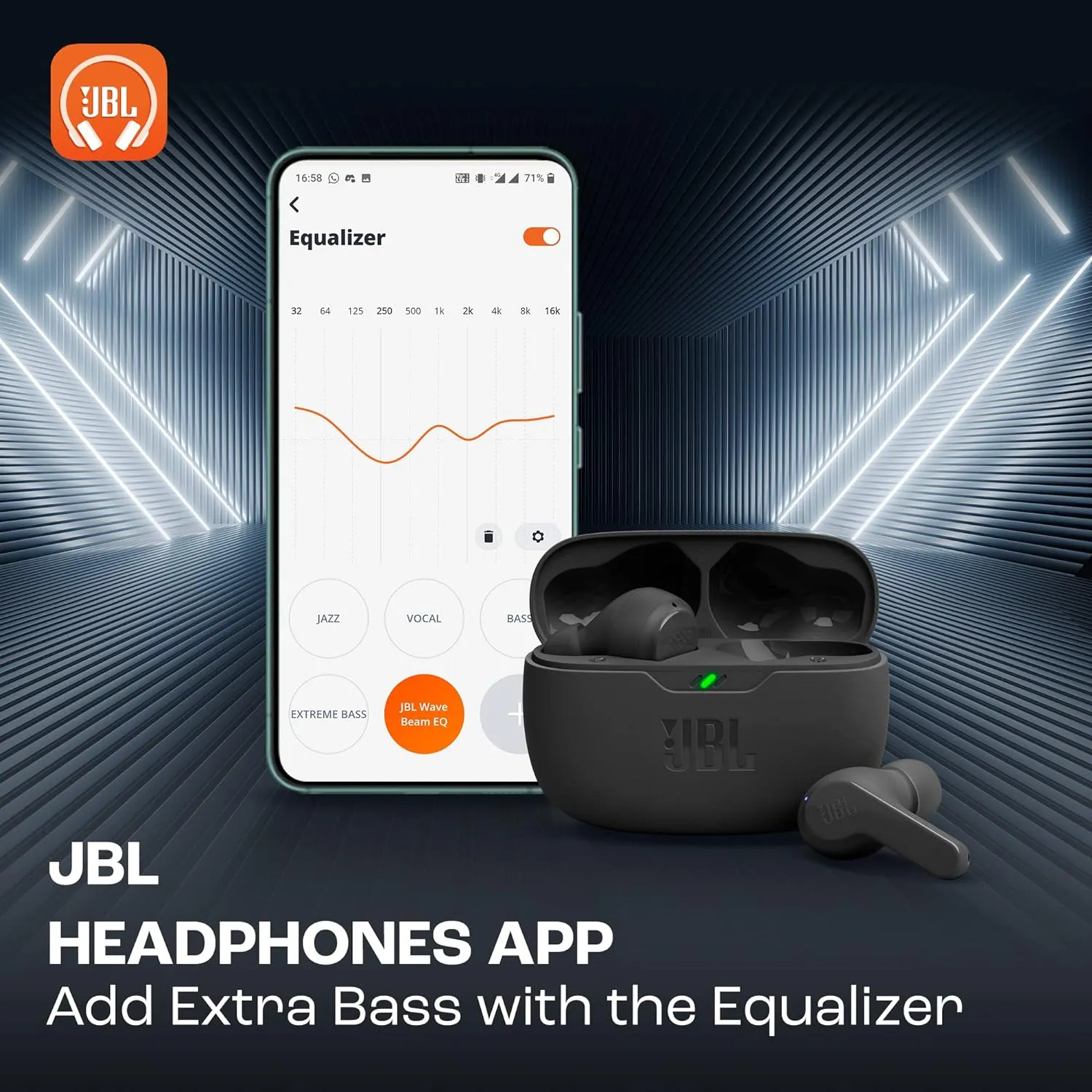 JBL Wave Beam in-Ear Wireless Earbuds (TWS)