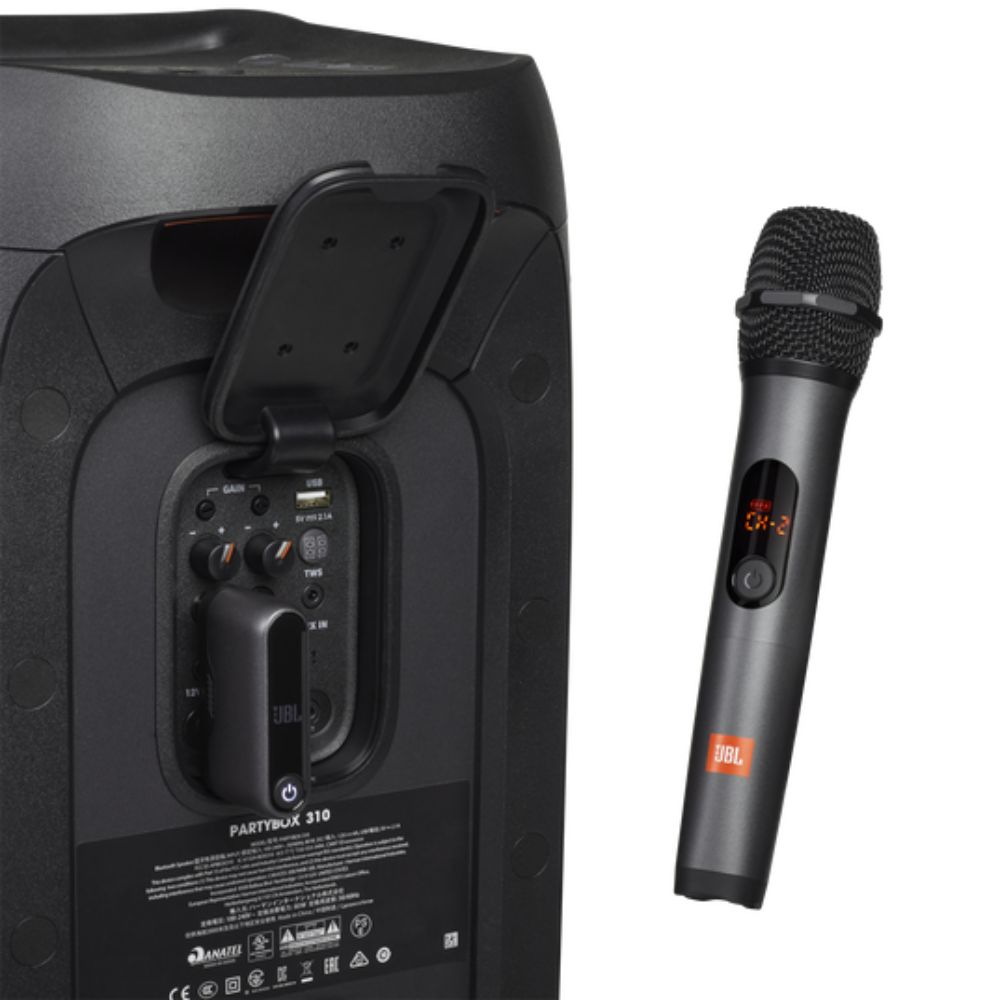 JBL Wireless Microphone Set – Dual-Channel Receiver and Original JBL Pro Sound