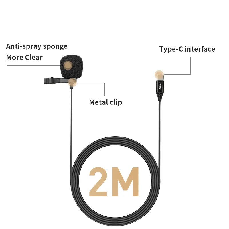 Jmary Microphone Lavalier USB Type C MC-R2