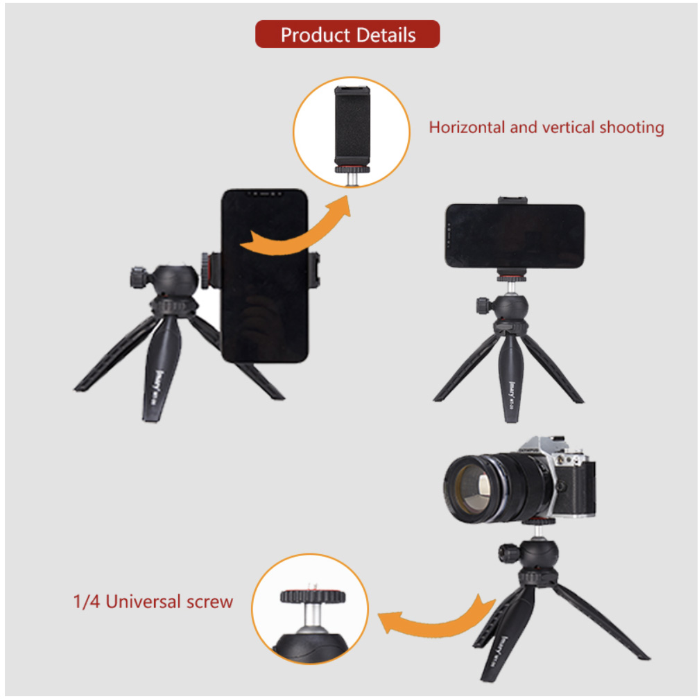 Jmary MT-20-Multi Functional Mini Tripod