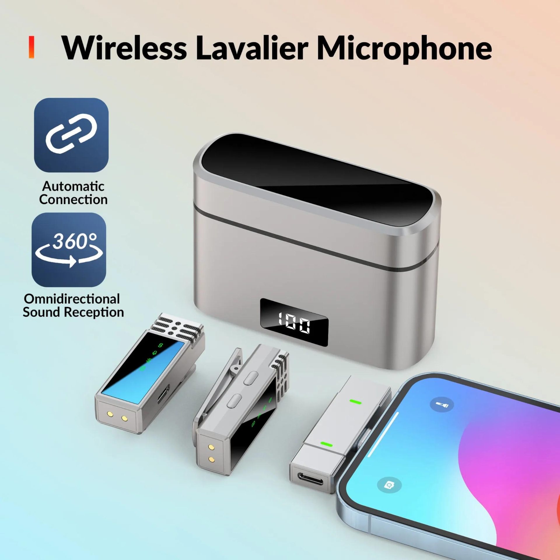 Jmary MW-15 – Wireless Microphone Double Type-C