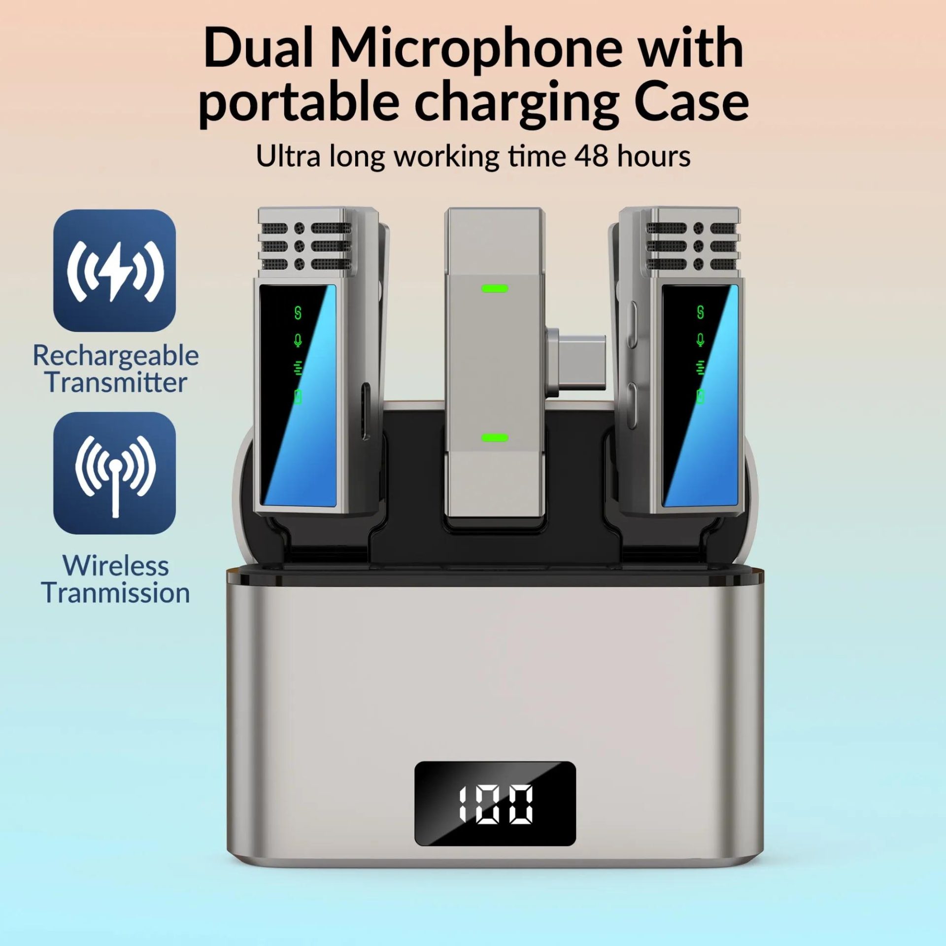 Jmary MW-15 – Wireless Microphone Double Type-C