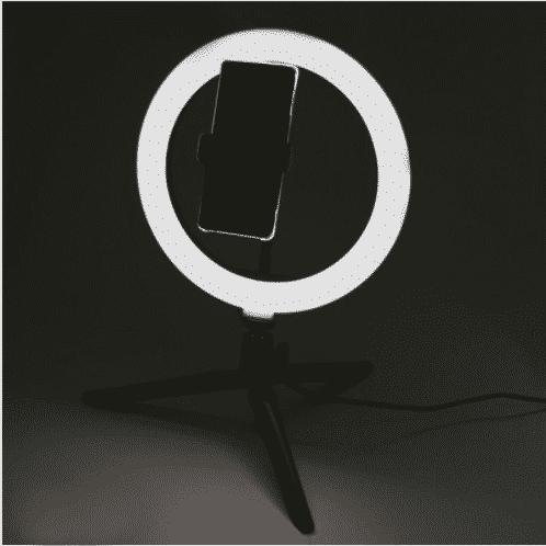 JMARY Ring Light 26 cm, table F-532A with tripod
