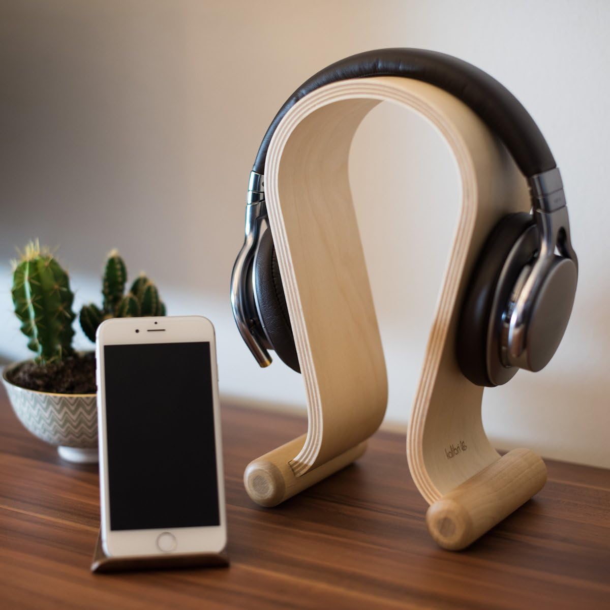 kalibri Wooden Omega Headphone Stand
