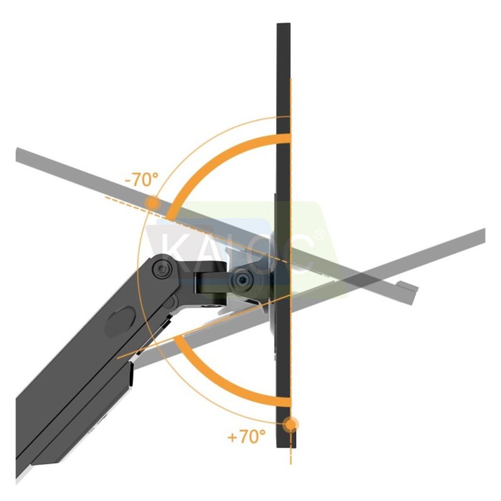 Kaloc DS2002B Adjustable Dual Monitor Arm