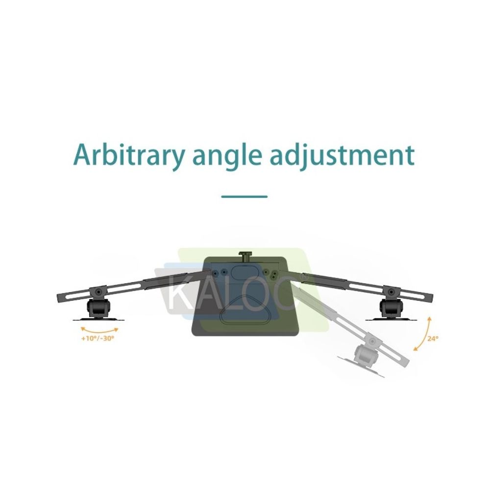 KALOC DZ220T Adjustable Horizontal Dual Monitor Arm