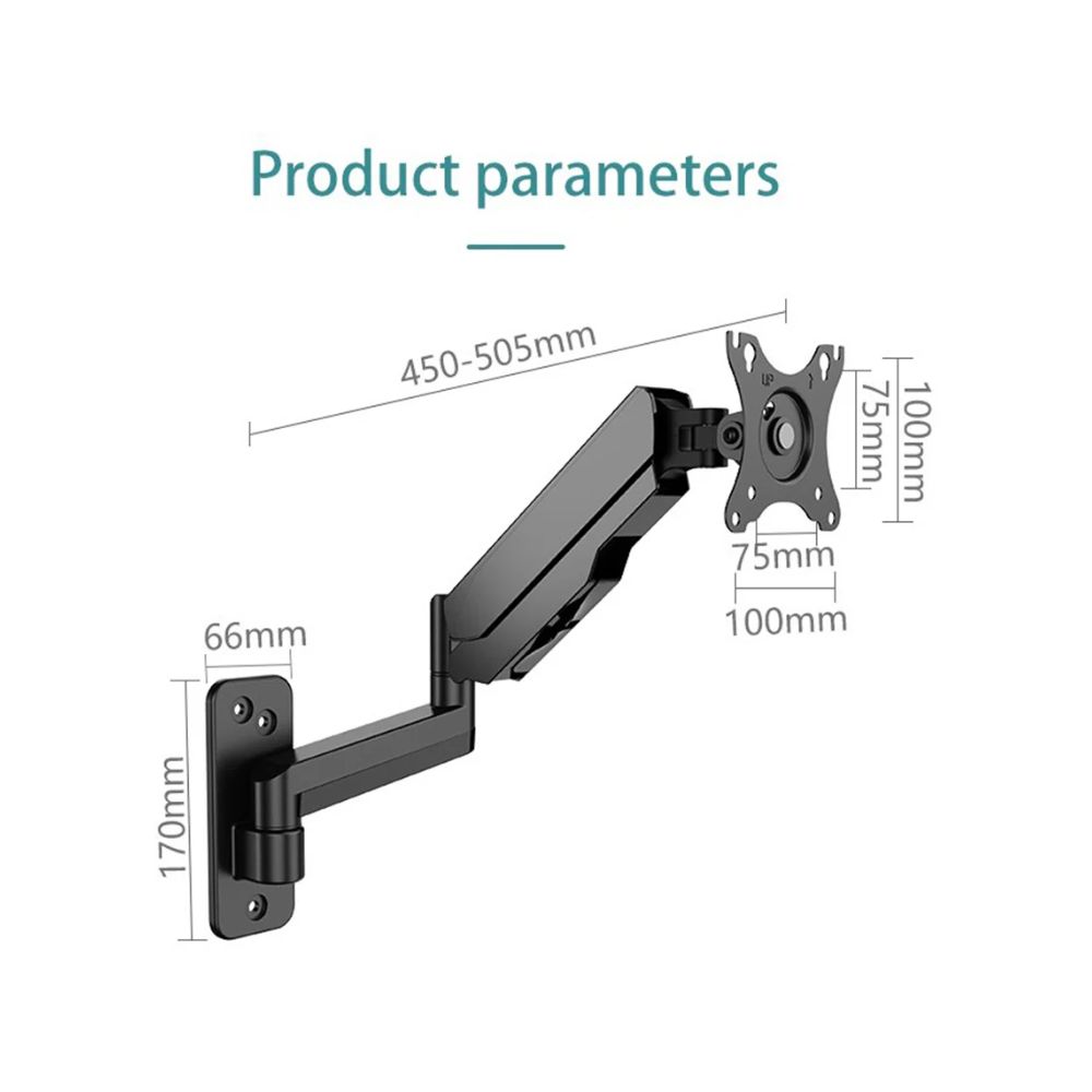 KALOC KLC-M520 Adjustable Single Monitor Arm