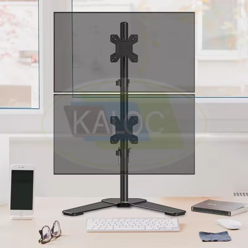 Kaloc Zeno MT602 Adjustable Vertical Dual Monitor Arm