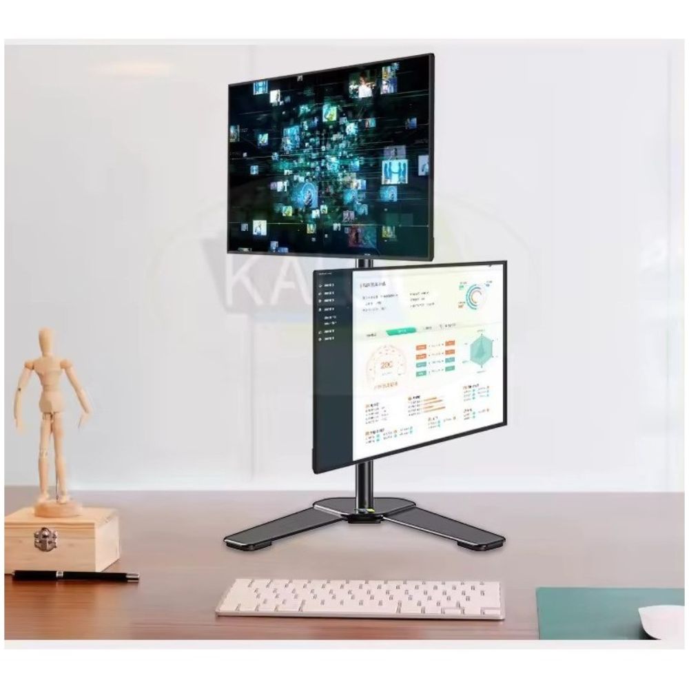 Kaloc Zeno MT602 Adjustable Vertical Dual Monitor Arm