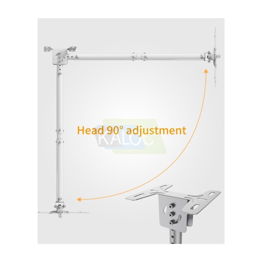 KALOC ZENO T818-4 W Wall and Ceiling Projector Arm Bracket
