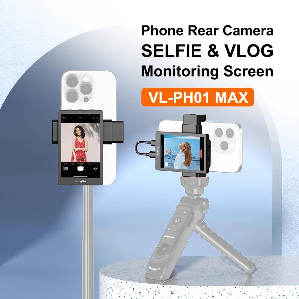 King Ma PH01 Max 4K Phone Vlog Selfie Monitor Screen