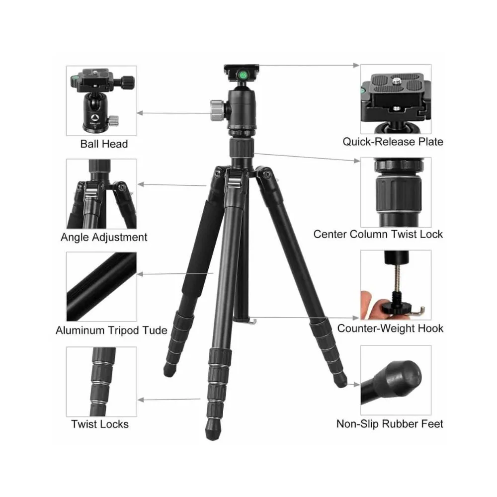 KINGJOY G55+GO Lightweight Camera Tripod