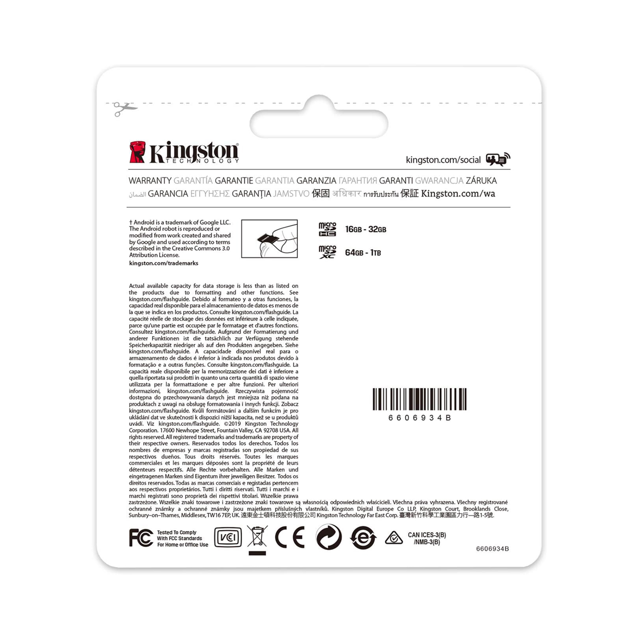 Kingston 128GB Canvas Select Plus UHS-I microSDXC Memory Card with SD Adapter
