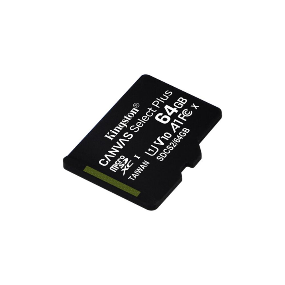 Kingston 64GB Canvas Select Plus UHS-I microSDXC Memory Card with SD Adapter