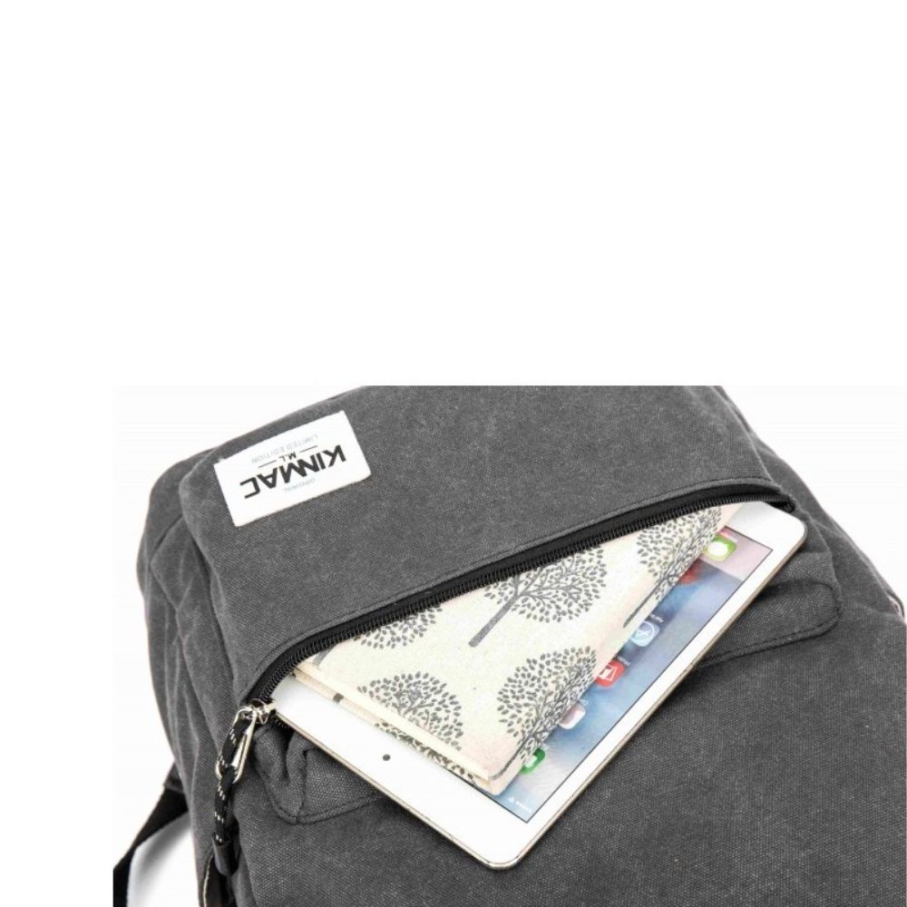 Kinmac Backpack KMB438 Gray Canvas