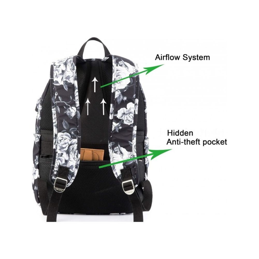Kinmac Backpack KMB439 Gray Rose