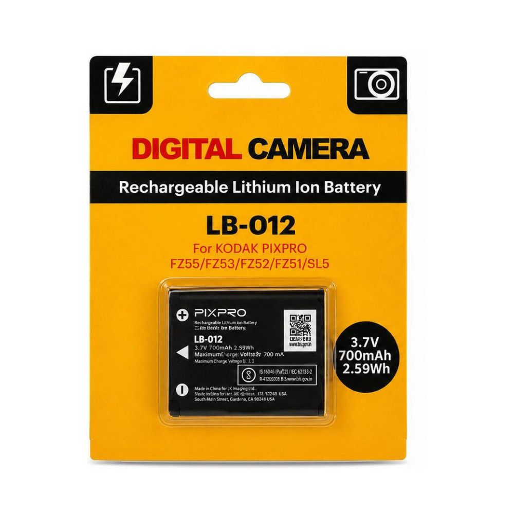 Kodak LB-012 Lithium-Ion Rechargeable Camera Battery