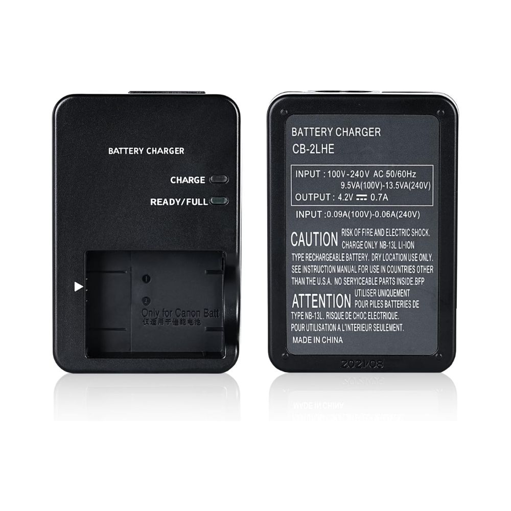 KWTOUL CB-2LH NB-13L Battery Charger Compatible with Canon PowerShot G7 X Mark II, G5 X, G7 X, G9 X, G9 X Mark II, SX620 HS,SX720 HS,SX730 HS
