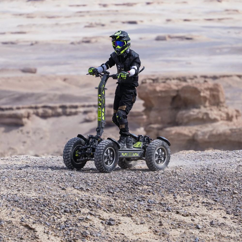 Langfeite GT4 4-Wheel All-Terrain Electric Scooter – Black/Green