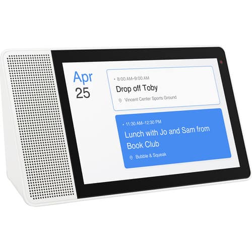 Lenovo 10.1″ Smart Display (White and Bamboo)