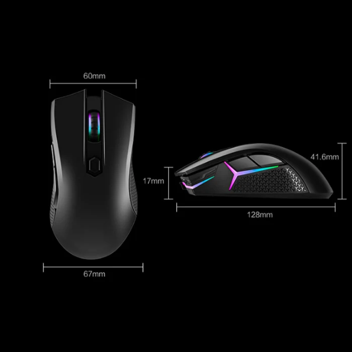 Lenovo HEADSHOT Gaming Wired Mouse Black