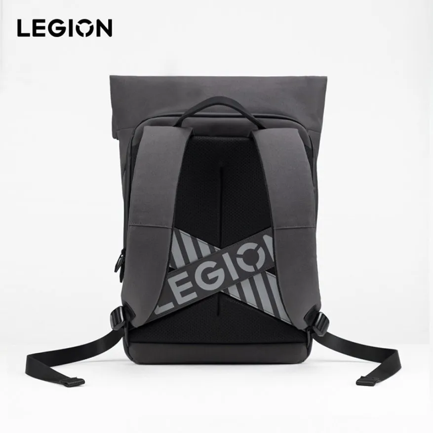 Lenovo LEGION C3 Multi-Functional Corduroy Backpack (Gray)