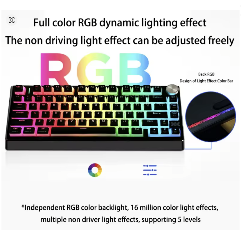 Lenovo XiaoXin K5 pro Mechanical Keyboard Tri-mode